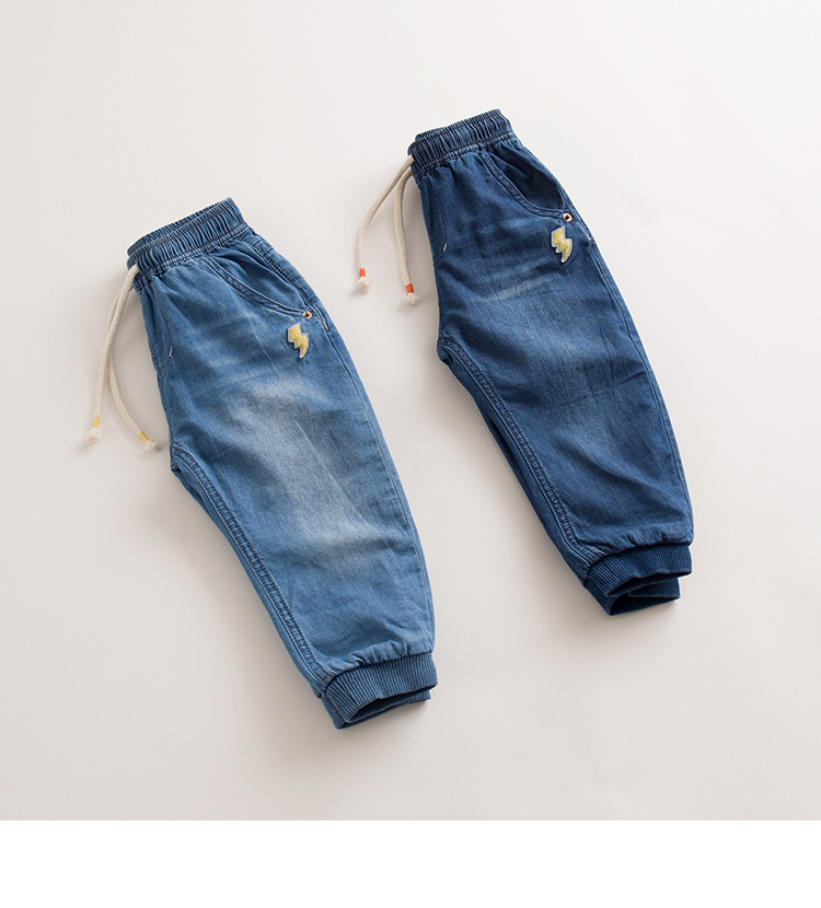 Mark Jenny Fall Winter Wear Boy and Children Washed Jeans Quần bé 70151 quần jean baggi trẻ em