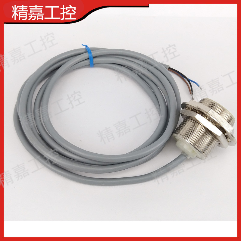 M30埋入超短型电感式接近开关，圆柱型M30齐平常开常闭接近开关