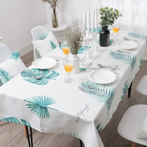 ins tablecloth rectangular square table picnic cloth American pastoral hotel tea table cloth tablecloth simple table cloth art