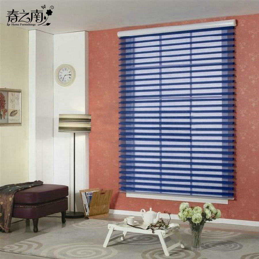 Spring south curtain curtain finished Shangri La Curtain Shutters Bedroom partition curtain is simple modern