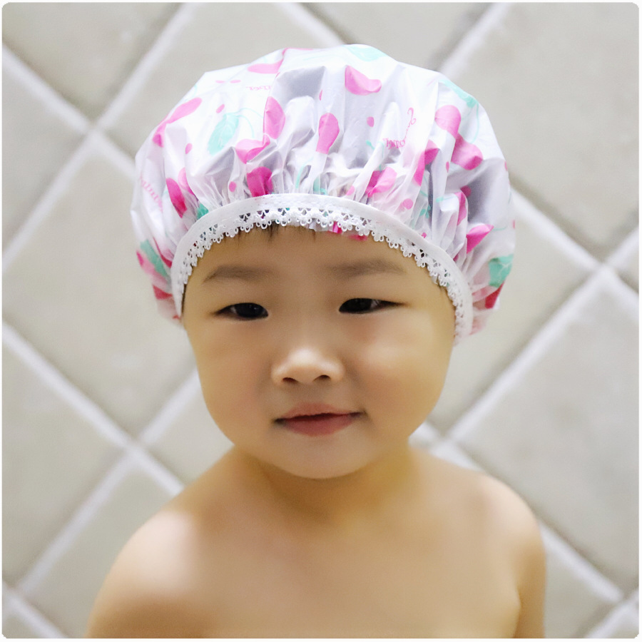 Bath Cap Waterproof Child Shampoo Cap Care Ear Kid Baby Shower Cap Baby Girl Bath Cap Bath Cap Headgear