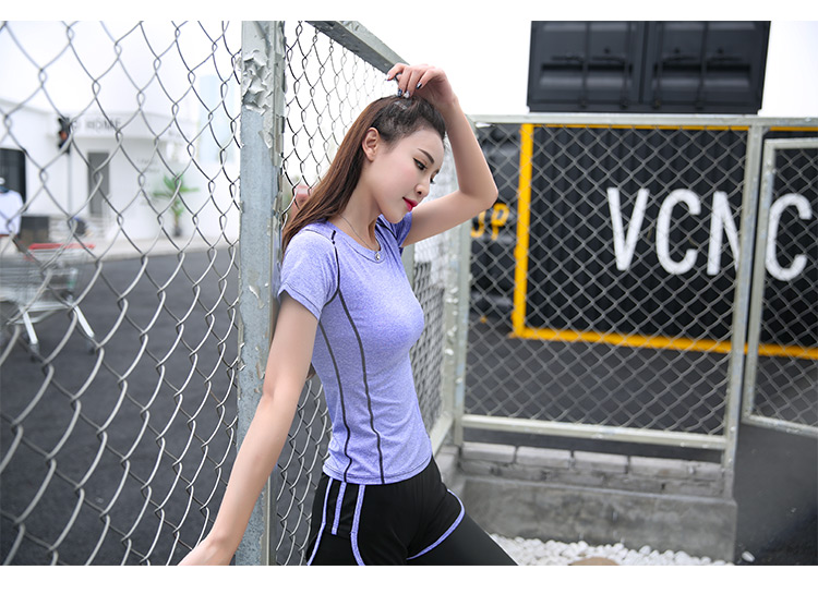 Mùa xuân và mùa hè phòng tập thể dục yoga quần nữ bảy hoặc chín điểm giả hai khiêu vũ thể thao chạy quần cơ thể chặt chẽ khô nhanh quần căng dụng cụ yoga