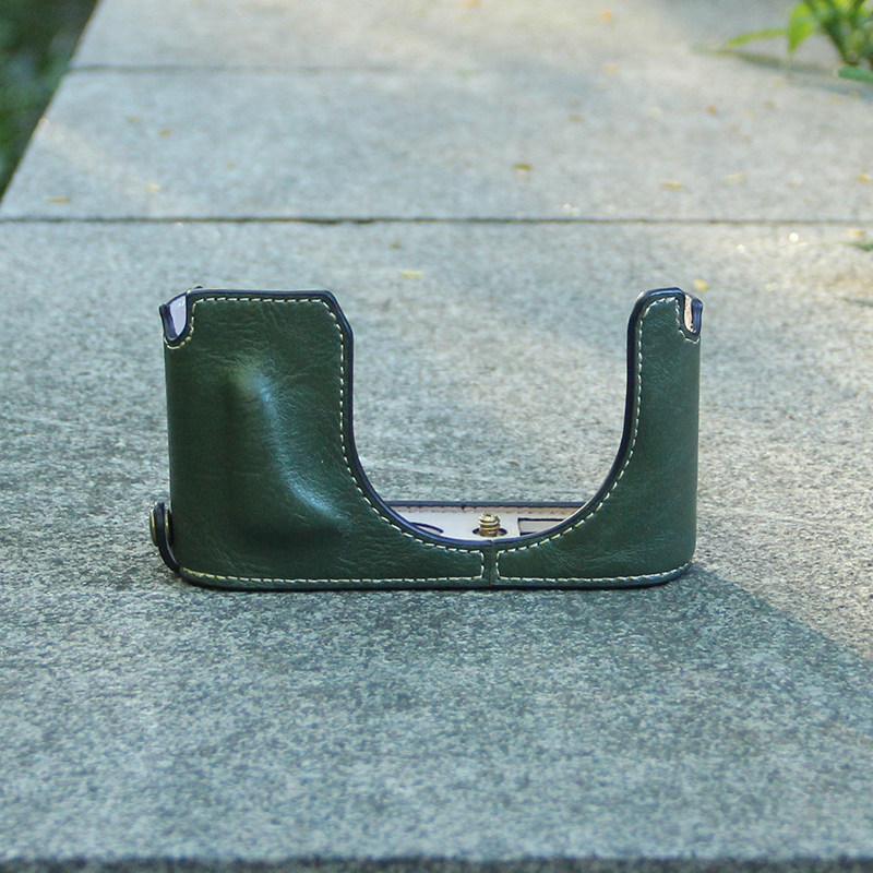 Leica Qtyp116 camera bag QP leather case C-LUX109 base T TL Q2 retro D-LUX7 protective half sleeve