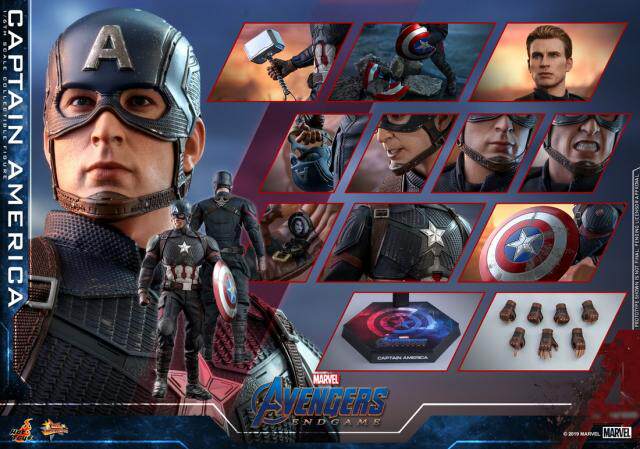 HOTTOYS HT MMS536 Avengers 4 Captain America Spot