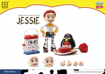 Herocross 6 Inch Toys Total Mobilization Female Denim Cuz Jessie Q Version Alloy Movable Spot