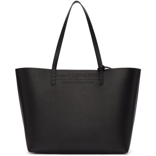 Tote Bag Large Version, Large Leather Handbag Pattern, Shopping Bag Mother Bag Pattern 41