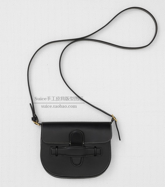 Handmade Leather Goods Patterns, Saddle Bag Small Bag Waist Bag Patterns, Single Shoulder Small Bag Women's Leather Pattern Templates