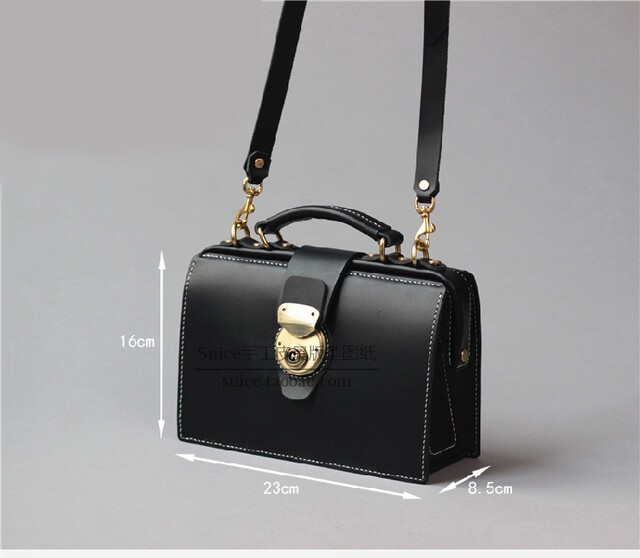 Handmade DIY Leather Goods Pattern Drawings, Doctor's Wallet Pattern, Bag Leather Pattern Model Drawings