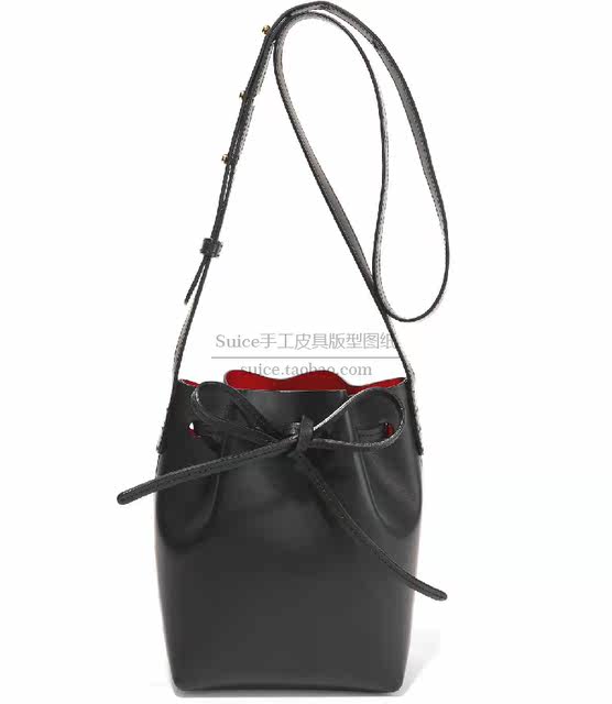 Bucket Bag, Shoulder Bag, Crossbody Bag, Leather Goods Handmade Pattern Drawings, European and American Big-Name Brand Leather Pattern Templates 40