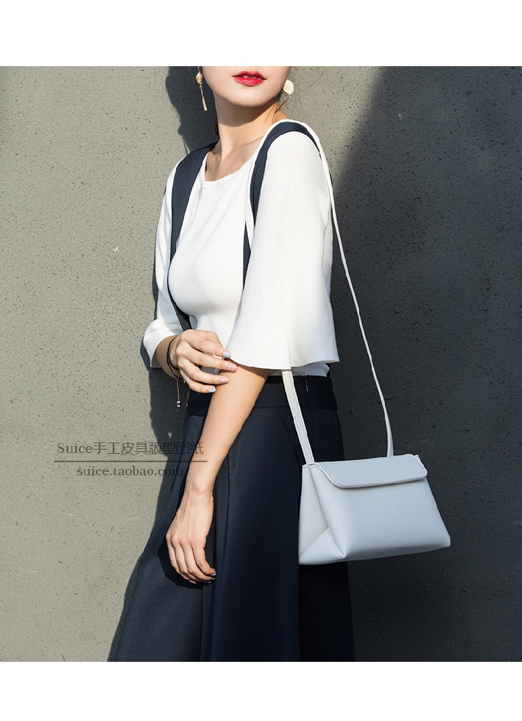 Triangle Bag Drawings Typographic Women's Slanted Satchel Drawings Boilerplate New Pouch Leather Drawings 51