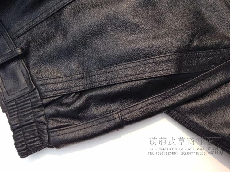 Pantalon cuir homme droit pour hiver - Ref 1481546 Image 22