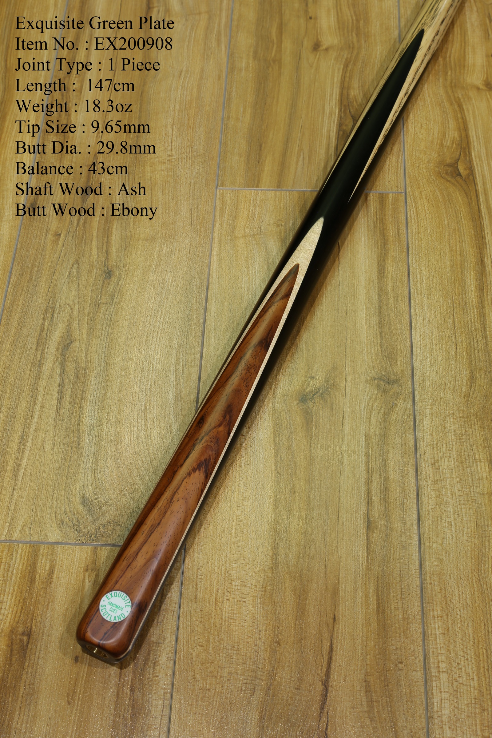 Royal Table Ball Shanghai Shop > UK Exquisite Billiard Cue Green Cards for Cocoa Wood -4