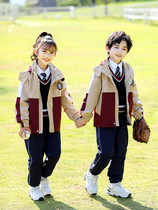 Primary school uniforms jackets five-piece kindergarten uniforms spring and autumn suits sportswear childrens class clothes autumn and winter