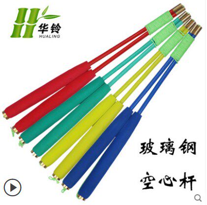Hualing hollow fiberglass rod threading double wheel hollow bamboo use