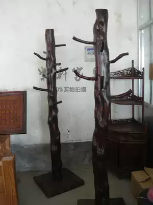 Natural coat rack all solid wood without any accessories raw ecological hanger solid wood hanger