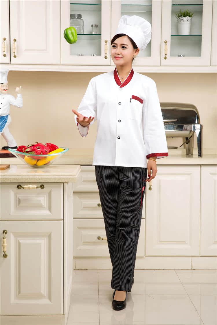 Veste chef cuisinier en polyester - Ref 1910908 Image 16