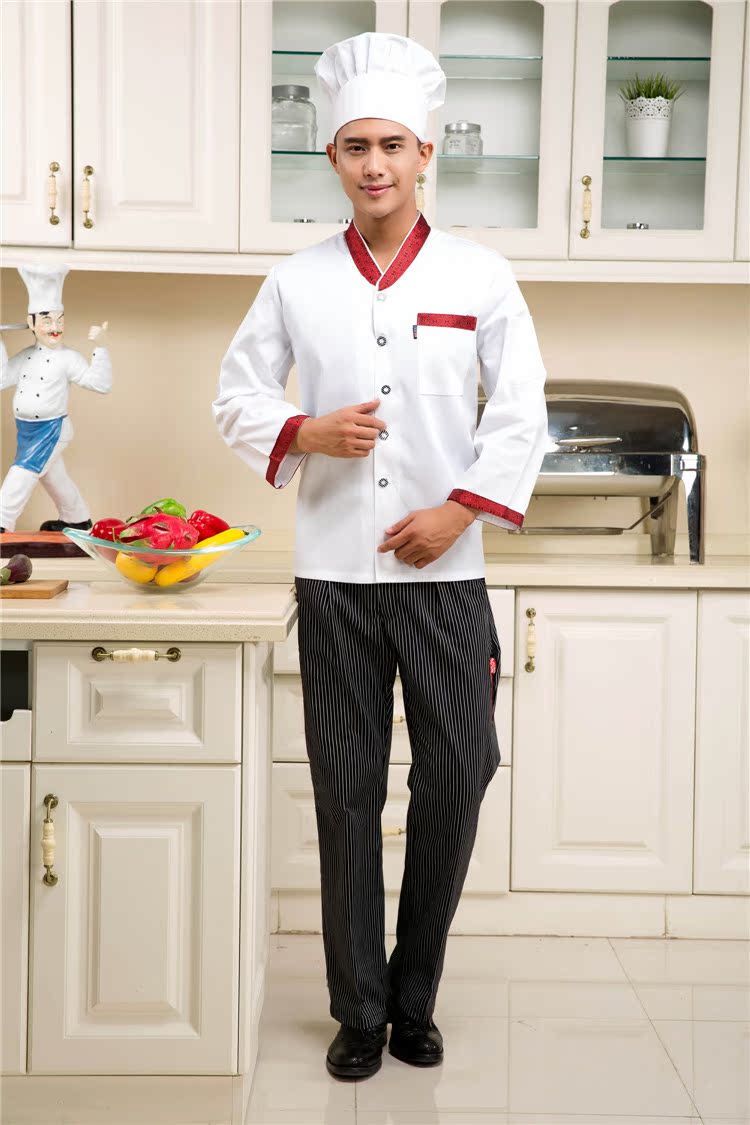 Veste chef cuisinier en polyester - Ref 1910908 Image 14