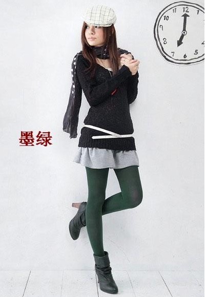 Ngỗng mùa thu và mùa đông 100 D trong vớ dày siêu nhỏ trong suốt quần giảm béo romper vớ vớ xà cạp quần tất nữ