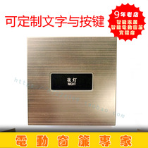 Smart Home-Dry contact-RS485 Control panel-One-touch panel-Stainless steel panel-Backlit display