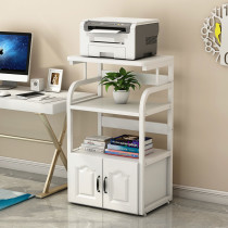 Printer Rack Floor Multilayer Bookshelves Office Simple Home Office Desk Edge Contained Shelf With Cabinet