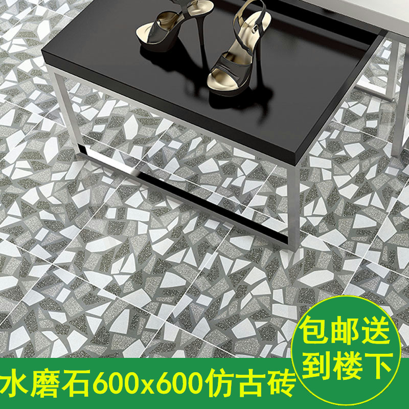 Imitation Ancient Brick Industrial Wind Mills Stone Garden Floor Tiles 600x600 Balcony Tiles Outdoor Waterproof Sunscreen Brick