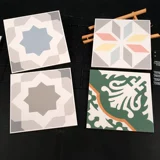 Нордическая туалетная плитка в темно -зеленой ретро маленькие плитки 300 настенные плитки для ванной комнаты кухонная балконная плитка на пол Анти -скольжение