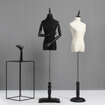 Model props female half-length mannequin clothing store model womens clothing window display stand full body wedding dress model stand