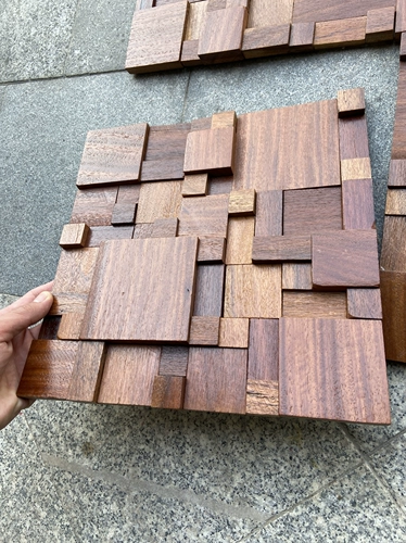 Мозаика с твердым деревом китайская трехмерная деревянная квадратная салон красоты интернет-кафе старая лодка дерево log