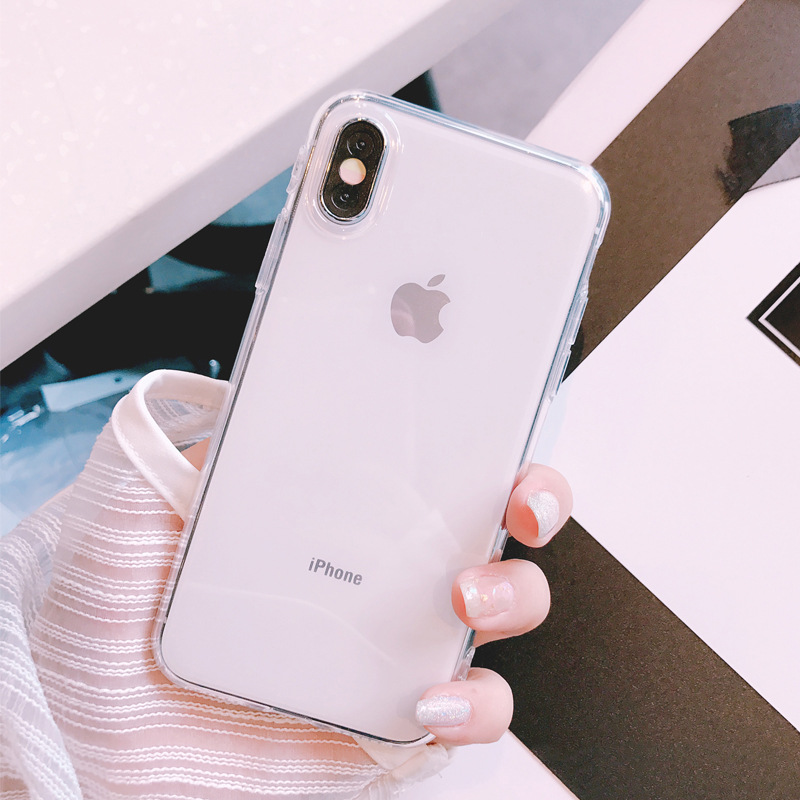 iphone13 transparent mobile phone protection shell Apple 11 protective sheath 78plus Jian about 12 XR applicable Huawei P40