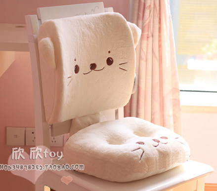 Chair cushion cushion office seat back cushion cartoon waist pillow car pillow waist cushion pregnant woman pillow