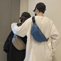 Pure-colored bag bag male Ceb bag bag casual hip hop street sports chest bag men without logo