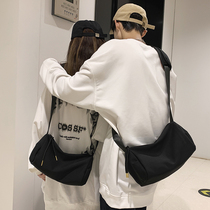 Comfortable and casual widening of shoulder band small bag bag Male zipper Japanese Young Current Fashion Single Shoulder Bag