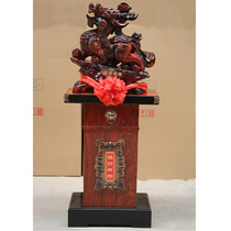 Extra-large lucky and evil Pixiu floor decoration with base Shop company hotel hotel opening housewarming gift