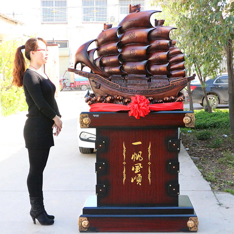 Big Cai Cai boat landing smooth sailing dragon boat dragon boat ornaments Hotel hotel company housewarming opening gifts