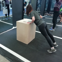 Wooden jump box Jump stool Three-in-one comprehensive physical training box Plyo Boxes