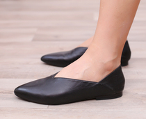 Special price padded soft-soled comfortable inside and outside full leather KUFENBERG 5380 wide last G flat milk shoes