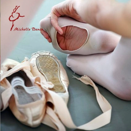 Michelledance Swan -Velvet Professional Ballet European Powder/Black Socks Countyhose, чтобы купить три подарка