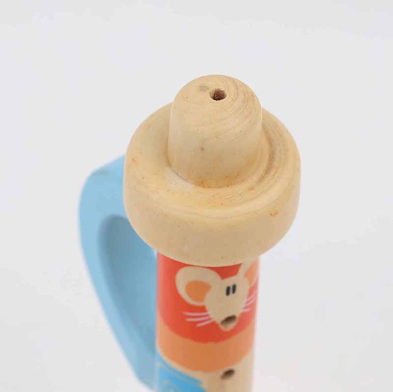 Ming Ming Children sừng gỗ lớn Trẻ em dụng cụ gió Đồ chơi âm nhạc Tập thể dục dung tích phổi giáo dục mầm non