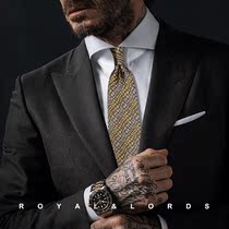 Royallords to Tibetan level * wide version Abstract gradient stone retro real silk casual tie Korean version Z588