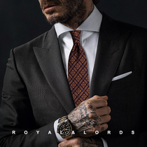 Royallords to Tibetan level * Color Velox Blossom Retro Business True Silk Casual Tie Male Korean version Z528
