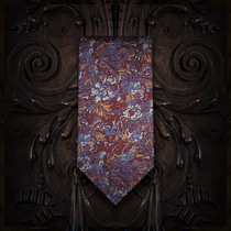 (Swap Season handling) Cindini Mens retro tie in positive fashion Business Patterned Casual Genuine Silk Gift Box Dress
