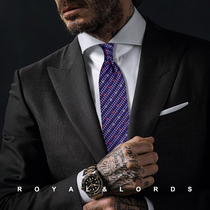 Royallords to Tibetan level * Thousand birds Broken Flowers Retro Business True Silk Casual Tie Male Korean version Z577