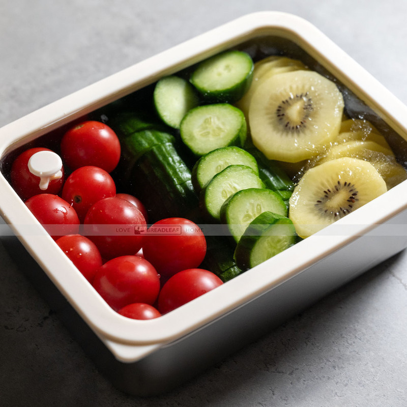 Glass Lid Sealed 304 Stainless Steel Storage and Preservation Refrigerator for Refrigerating Food, Fruits, and Lunch Boxes Glass Lid Sealed 304 Stainless Steel Storage and Preservation Refrigerator for Refrigerating Food, Fruits, and Lunch Boxes