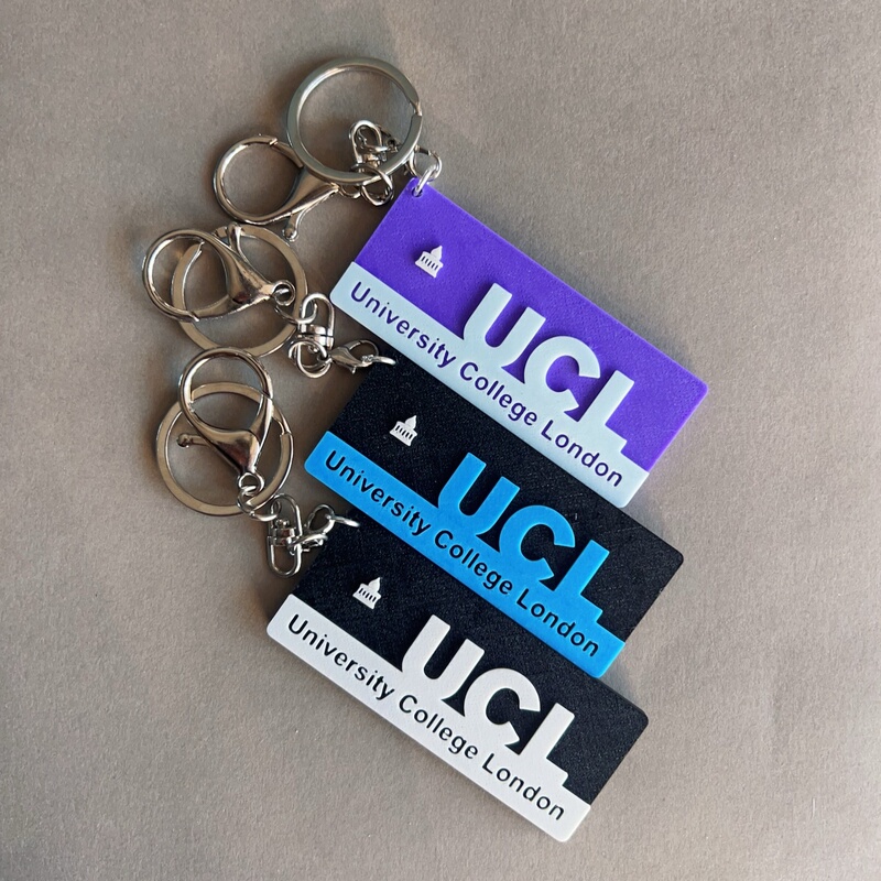 Ucl Keychain University College London Keychain Uk Souvenir Uk Keychain 3D Stereo