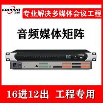 FREEVO Feiwei Digital Audio matrix processor 8 in 8 out 16 in 12 out meeting anti-howling mixing feedback