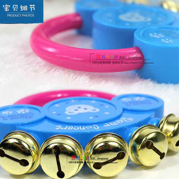 Tập thể dục buổi sáng mẫu giáo cung cấp thể dục dụng cụ nhảy rầm rộ buổi sáng sớm thiết bị tập thể dục đồ chơi phim hoạt hình khiêu vũ vòng đeo tay chuông - Đồ chơi nhạc cụ cho trẻ em đồ chơi nhạc cụ cho bé