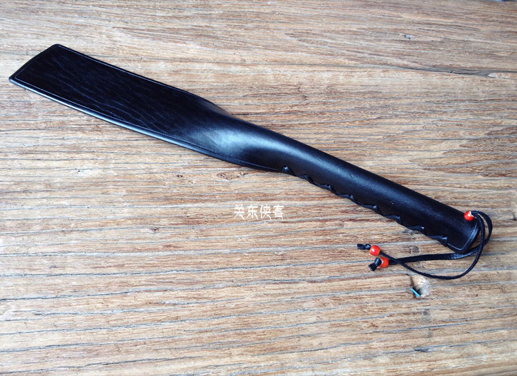 Minimalist SP hand racket Single layer thick cowhide racket Extremely smooth hand spanking tool Leather racket (one week hair)