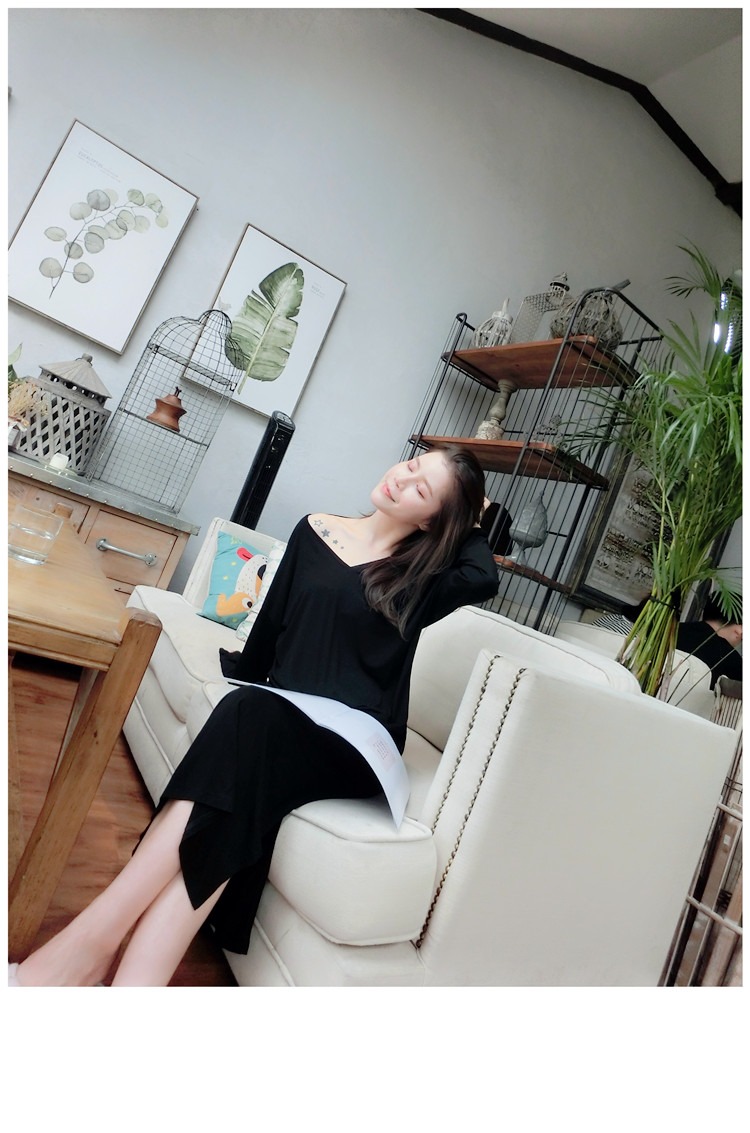 Bộ đồ ngủ nữ mùa thu váy dài phần dài tay phiên bản Hàn Quốc của kiểu dáng công chúa gợi cảm mới mùa xuân và váy mùa thu cotton váy ngủ