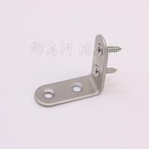 Stainless steel reinforced corner code Right angle 90 degree hardware connector L-shaped furniture shelf bracket Plaque reinforced bracket