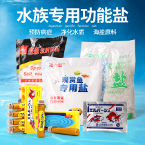 Aquarium Township] Sea salt yellow powder salt ornamental fish aquarium special salt sterilization salt fish tank fish mineral salt